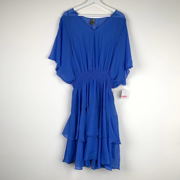 Taylor Dresses & Skirts - NWT Taylor Ruffle Tiered Smocked Waist Dress Size 22W